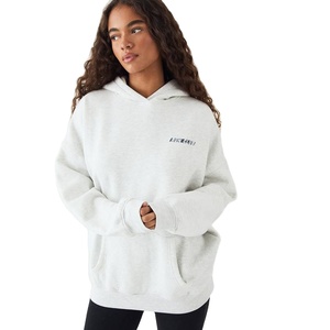 Conjunto de Sudadera con Capucha y Pantalones Cortos de Invierno y Otoño para Mujer, 100% Algodón de Alta Calidad, Sudadera con Capucha Extra Grande de Felpa con Logotipo Personalizado y Corte Holgado - Product Image 1