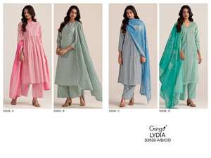 เสื้อผ้าสไตล์อินเดียและปากีสถานพิมพ์ลายซาลวาร์คาเมซผ้าคอตตอนสุดหรูสำหรับงานปาร์ตี้และงานปาร์ตี้ขายส่ง - Product Image 6