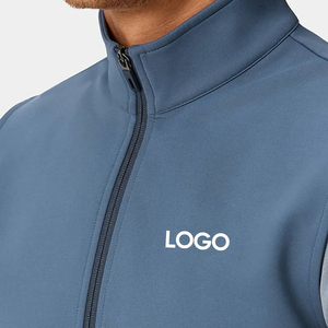 Gilet léger Softshell pour hommes Veste coupe-vent sans manches d'hiver pour les voyages et la course à pied Veste mince très vendue - Product Image 5