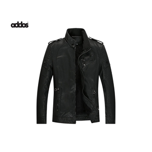 Nouveau Style hommes moto veste en cuir grande taille imperméable coupe-vent en cuir véritable lavé mouton réversible écologique - Product Image 5