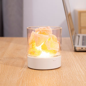 LED Natural Himalayan <b>Crystal</b> Salt <b>Lamp</b> Rock Salt Night <b>Lamp</b> <b>Table</b> Lava <b>Lamp</b> USB Plug Meditation Home Bedroom Decoration - Product Image 3