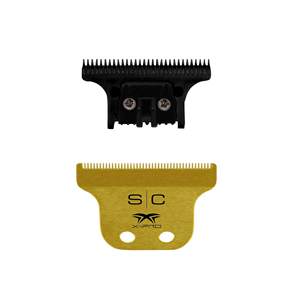 Kit de Lames de Rechange pour Tondeuse à Cheveux X-Pro Classic Alimentée par USB, Lame Fixe en Alliage de Titane Doré et Lame en Carbone DLC Diamant Noir pour Voitures - Product Image 6