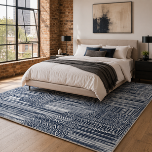 <b>Rug</b> Weavers RW7120 Meridian Denim Modern Washable <b>Rug</b> Dropshipping Wholesale Washable Chenille 10 Sizes - Product Image 4