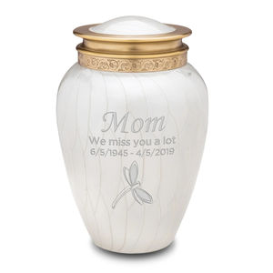 Urnes commémoratives blanches élégantes pour adultes-Urnes de souvenir de crémation, approvisionnement direct d'usine - Product Image 5