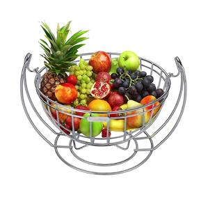 Tazón de fruta de Metal decorativo grande con forma de Wadi Bloom, llave artesanal moderna, decoración del hogar, cocina, borde ondulado, diseño festoneado - Product Image 2