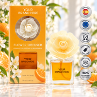 Diffuseur de fleurs d'oranger et de mandarine en marque privée 90ml OEM |   Diffuseur d'air décoratif pour la maison |   Espagne UE