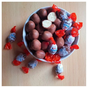 Schokobons แบบแข็งกรอบช็อคโกแลตหวานกรอบพร้อมลูกอมบิสกิตนัทบรรจุภัณฑ์จำนวนมาก - Product Image 5