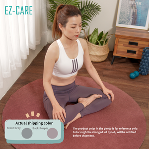 เบาะรองนั่งสำหรับสัตว์เลี้ยงและสัตว์เลี้ยงทรงกลมสีเทาอมม่วงขนาดเส้นผ่าศูนย์กลาง120ซม. - Product Image 3