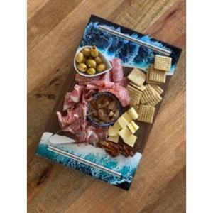 Magnifique plateau de service en résine pour les cadeaux, idéal pour la pendaison de crémaillère et les occasions spéciales avec un design unique - Product Image 6
