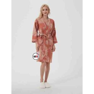 Haute qualité 100% coton éponge femmes peignoir épais léger vêtements de nuit chaud doux moelleux vêtements de nuit robe pour femmes - Product Image 5