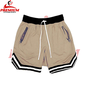 ตาข่ายสั้นสำหรับผู้ชายพิมพ์ลายซับลิเมชันสำหรับฤดูร้อนการฝึกบาสเก็ตบอลตาข่ายแบบกำหนดเองแบบสั้นดีไซน์ใหม่ - Product Image 1