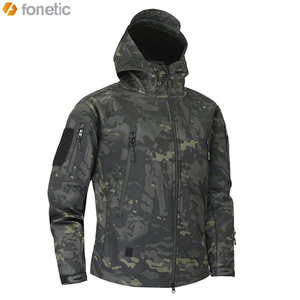 Vestes en polyester de camouflage masculin sur mesure de haute qualité pour la chasse tactique Street Wear et l'utilisation en plein air-Vente en gros - Product Image 3