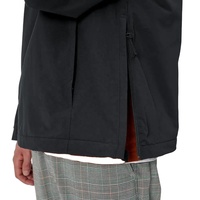 Chaqueta Anorak con Capucha, Impermeable, Transpirable, para Invierno, Talla Grande, Cortavientos, Cálida, de Poliéster, Secado Rápido, Ecológica, Unisex