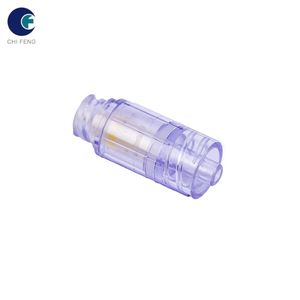 Y tế cấp <span class=keywords><strong>IV</strong></span> kiểm soát dòng chảy kim-miễn phí Adapter tiêm vật liệu PC + ABS + Silicone ISO 13485 chứng nhận cho hóa trị - Product Image 6