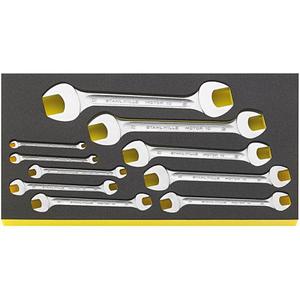ประแจปากตายสองด้าน Stahlwille ชุด 10 ชิ้น พร้อม TCS Inlay - Product Image 1