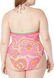 Diseño personalizado de una pieza para mujer traje de baño de lujo de impresión por sublimación trajes de baño Bikinis traje de baño servicio OEM - Product Image 6