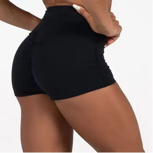 Wholesale Price <b>Pink</b> Color Cotton Terry <b>Fabric</b> Adults Gym Fitness Wear Shorts Personalized short style joggers elastic waist - Product Image 6