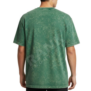 T-shirts pour hommes délavés à l'acide, design haut de gamme, avec logo personnalisé, Nouveauté 2026, Nouveaux arrivages pour hommes, T-shirts délavés à l'acide - Product Image 2