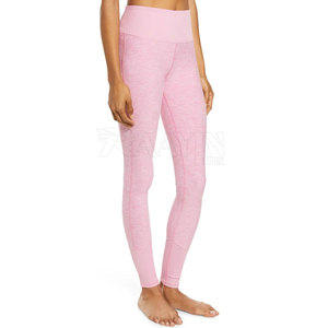Mejor precio estilo deportivo mallas de mujer transpirable 100% algodón de alta calidad de talla grande cintura media Logo posición - Product Image 4