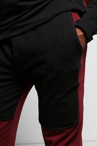 Pakistan Manufacture Men's Casual Training Jogging <b>Trouser</b> Lightweight Polyester Canvas Mid <b>Elastic</b> Waist Quick Dry Breathable - Product Image 4