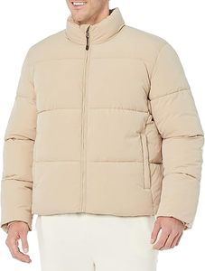 Nouvelle veste légère et douce à la mode pour hommes manteaux en duvet à col montant en toile avec logo avant disponibles en gros - Product Image 4