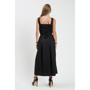 Made in Italy mùa xuân mùa hè Womens bông ăn mặc với vành đai thắt lưng màu sắc khác nhau có sẵn - Product Image 5