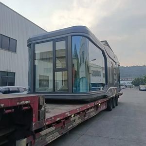 2025สำเร็จรูปบ้านสำเร็จรูปพร้อมแคปซูลห้องพักในโรงแรมห้องโดยสารมีห้องนอนราคาถูกจัดส่งฟรีสหรัฐอเมริกา