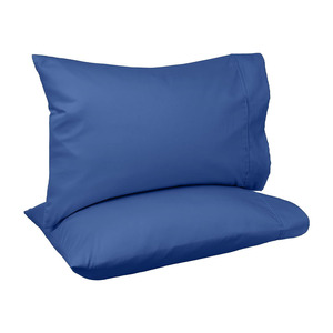 Solid Pattern 100% Microfiber Pillowcase Beige Bed Sleeping Cover for Home Use Wholesale Hotel Cushion Cases - Product Image 3