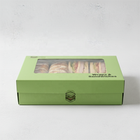 Boîte à tacos personnalisée grande taille, conteneur alimentaire en carton à emporter, support en papier, Caja Tacos Grande