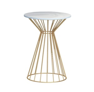 Luxury elegant design steel gold coffee <b>table</b> for kitchen office home restaurant living room garden decoration made in india - Product Image 6