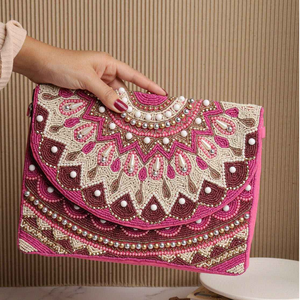 Bolsos de mano hechos a mano de metal y madera para mujer, mini bolsos de mano con precio de fábrica al por mayor para mujer, adornos de jardín - Product Image 2