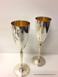 Verre à vin en acier inoxydable Globe en métal, gobelet à vin à pied, verres à vin en acier inoxydable, vaisselle de table en provenance d'Inde - Product Image 2