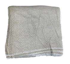 ผ้าห่มขนสัตว์ลายสก๊อตสำหรับงาน70% ผ้าห่มขนสัตว์30% ใยสังเคราะห์นุ่มพิมพ์ลายสำหรับทุกฤดู - Product Image 6