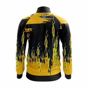 Ensembles de haute qualité survêtements pour hommes logo personnalisé Sublimation blanc Sport sweats à capuche survêtement chaud fermeture éclair surdimensionné survêtement - Product Image 2