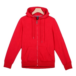 เสื้อฮู้ดมีซิปสำหรับผู้ชายน้ำหนักเบาปรับแต่งได้เสื้อฮู้ดใส่สบายมีกระเป๋า100% ผ้าฝ้าย - Product Image 3