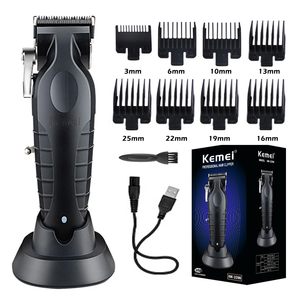 Tondeuses à cheveux/barbe sans fil professionnelles pour hommes, rechargeables avec base réglable et batterie USB, machine à couper les cheveux - Product Image 3