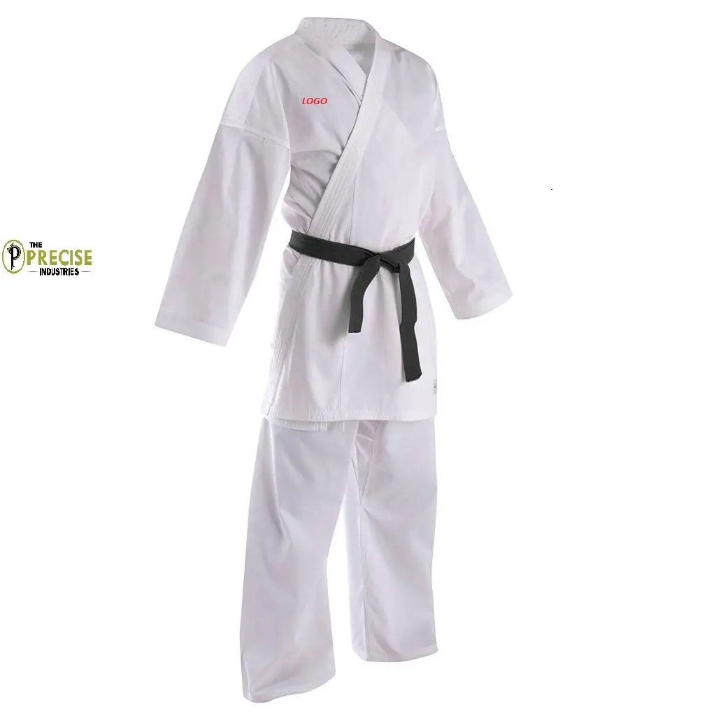 Weiße Farbe Taekwondo Uniform Factory Made Custom Logo Großhandel Hochwertige Taekwondo Uniform OEM Service Großhandel