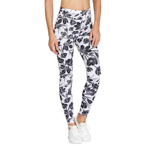 Legging de sport pour femmes, imprimé fleur, impression par Sublimation, teinture, de haute qualité, vente en gros, 2023 - Product Image 1