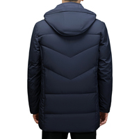 Veste d'hiver pour homme personnalisée en vente chaude, imperméable, coupe-vent, rembourrée, à capuche, mode de rue, vêtements d'extérieur, manteau élégant