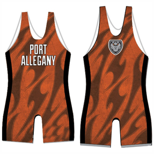 Combinaisons de lutte personnalisées en sublimation pour hommes, enfants et jeunes - Équipement de tournoi - Tissu en polyester extensible durable, séchage rapide - Product Image 3