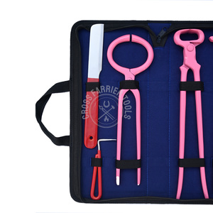 Professional Horse Shoeing & Hoof Care Kit Hoof Nipper Clincher Pain Tester Checking Straight Toeing Knife Basic <b>Pick</b> Pliers - Product Image 3