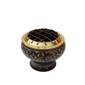 Brûleur d'encens en métal de luxe brûleur d'encens en gros brûleur d'encens en résine en laiton personnalisé pour Offre Spéciale - Product Image 3