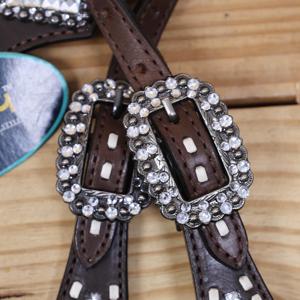 Luxury Western Headstall & Breast Collar Set Premium Horse Tack Designs Luxury Tack Set for Horse Full Draft Horse Full Set - Product Image 4