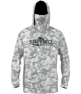 Upf 50 + Chemises de pêche Uv en polyester respirant à séchage rapide Performance à manches longues Design personnalisé Sweat à capuche de pêche pour hommes Vêtements de pêche - Product Image 5