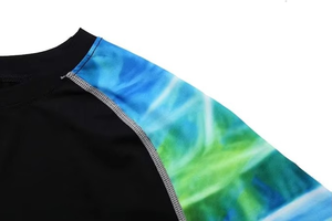 เสื้อแรชการ์ดสำหรับผู้ชาย ระบายความชื้นได้ดี เนื้อผ้ายืดน้ำหนักเบา เหมาะสำหรับว่ายน้ำ เล่นเซิร์ฟ และกิจกรรมชายหาด - Product Image 5