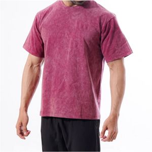 เสื้อยืดสำหรับผู้ชายเสื้อซักกรดของผู้ชายผ้าฝ้าย100% สำหรับ270Gsm โอเวอร์ไซส์ลายกราฟิก - Product Image 4