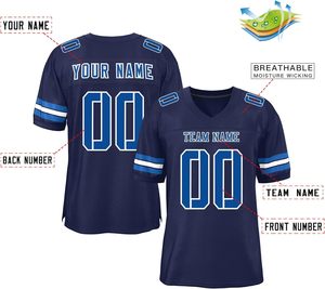 Ropa deportiva personalizada, camisetas de fútbol americano, equipo de entrenamiento universitario, malla de poliéster OEM, sublimación transpirable de secado rápido - Product Image 2