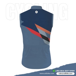 Maillot de cyclisme sans manches sur mesure avec ajustement de compression et fonction coupe-vent Fabricant OEM - Product Image 3