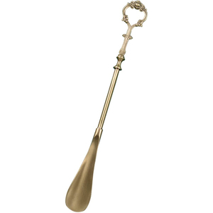 ที่โกยรองเท้าโลหะเงินทำมือ ด้ามยาว ตกแต่งสีทอง อุปกรณ์และอะไหล่รองเท้า ที่โกยรองเท้าแบบถือสำหรับตกแต่ง - Product Image 4
