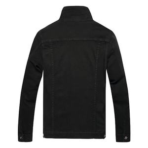 Nouvelles vestes en jean haut de gamme, couleur unie, décontractées et élégantes pour hommes – Vestes en jean personnalisées HI 2026 - Product Image 4